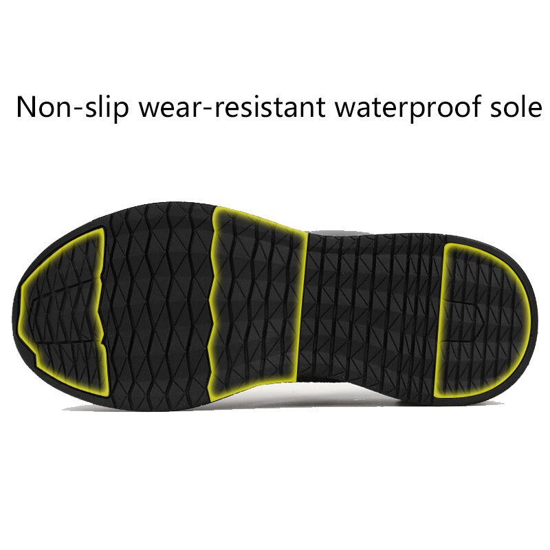 Safety Labor Insurance Shoes Men's Anti-smashing Anti-piercing Work Shoes Summer Breathable Lightweight Mesh Hiking Shoes