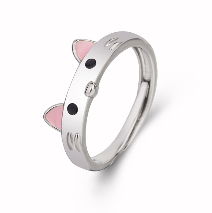 Fashion Little Mouse Ring Temperament Lovely Ring for Girls Open Rings Jewelry Wholesale